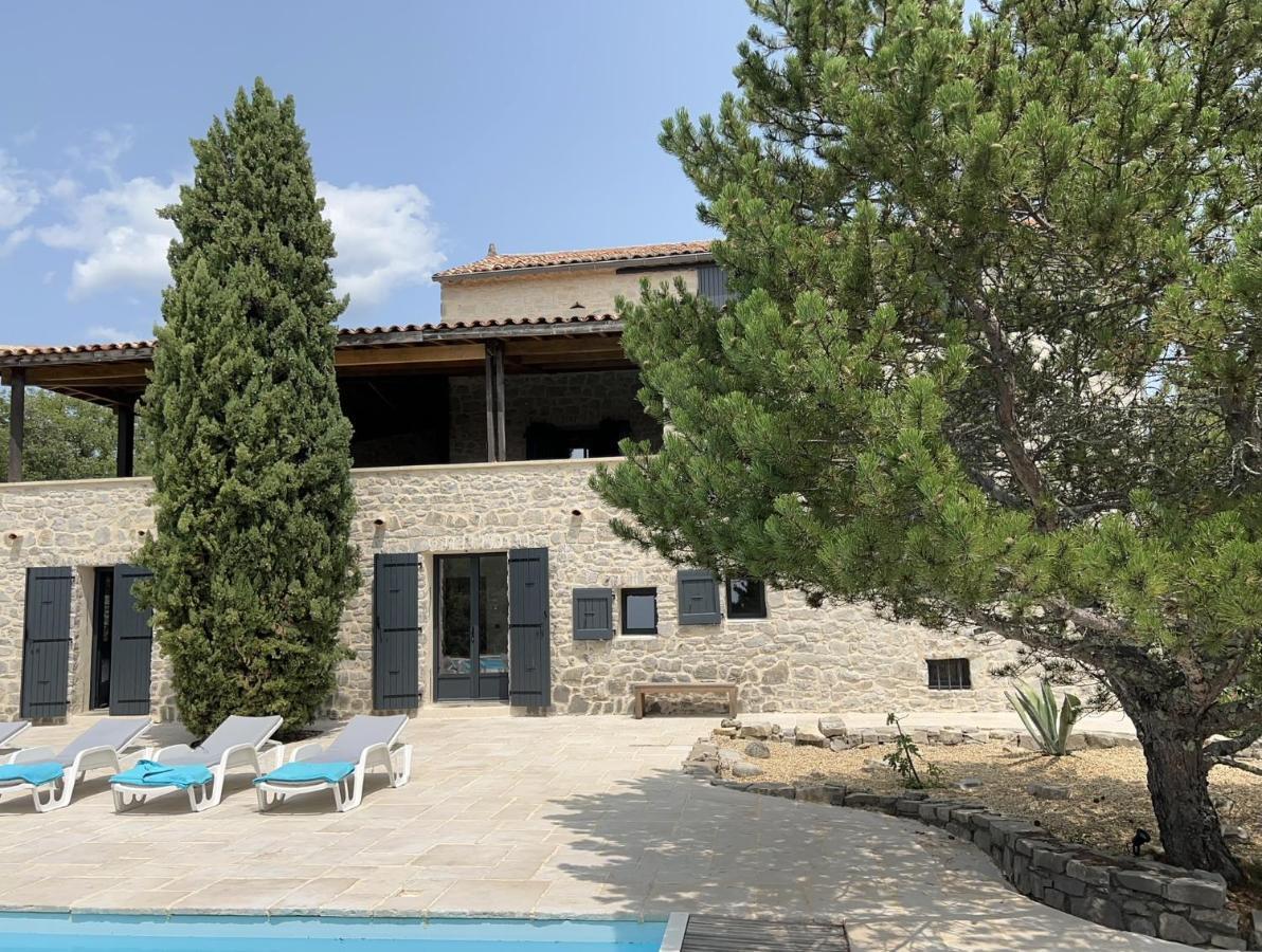 Vila Luxurious Family House With Pool In Ardeche. Les Vans Exteriér fotografie