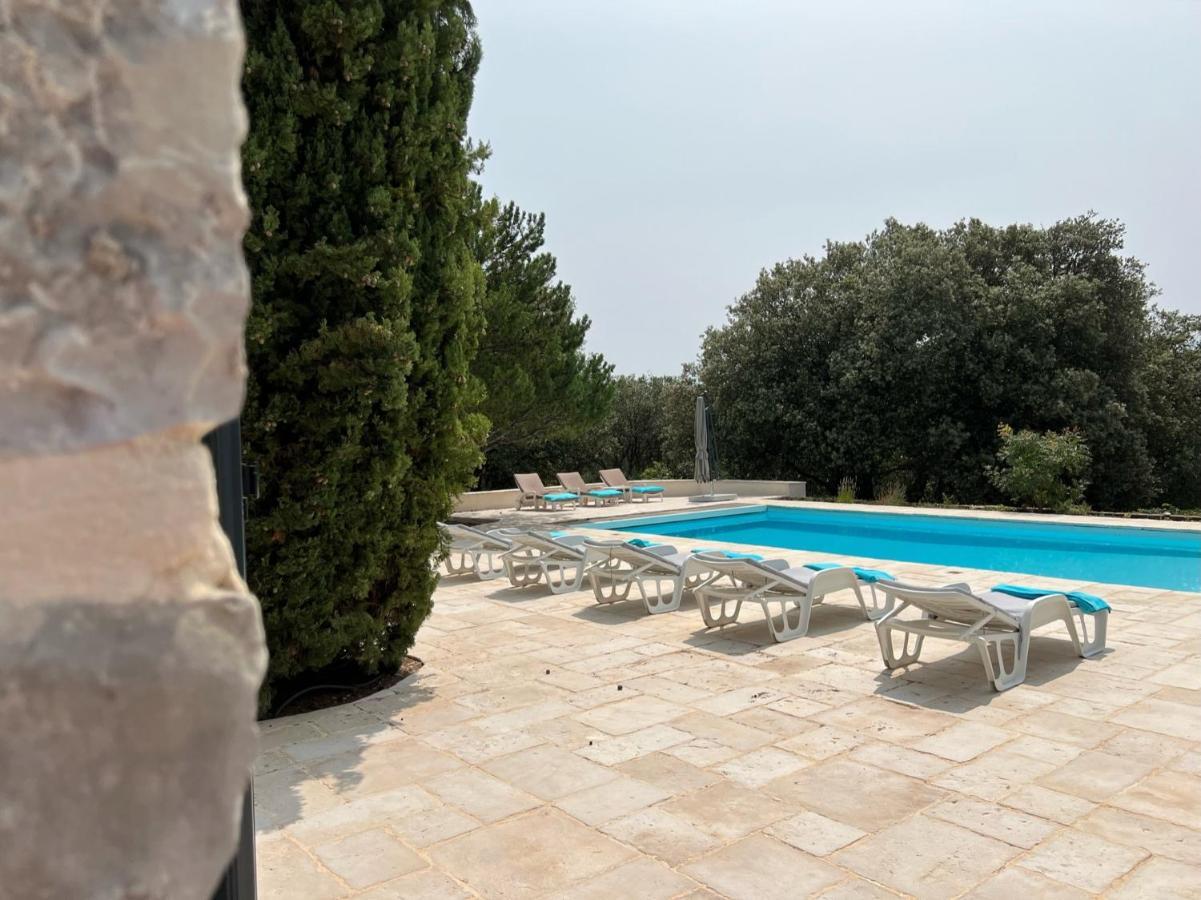 Vila Luxurious Family House With Pool In Ardeche. Les Vans Exteriér fotografie